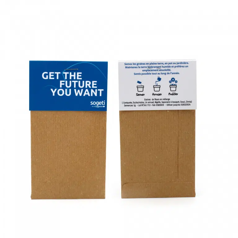 Sachet de Graines – Papier Kraft – Image 3