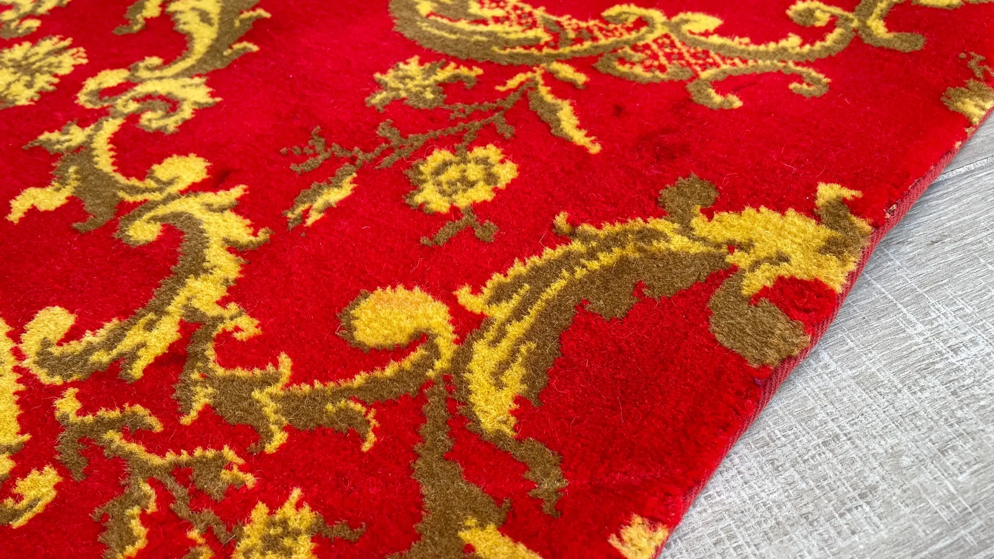 TAPIS Vintage façon TAPISSERIE 100% Laine – 142×89 cm – Image 7