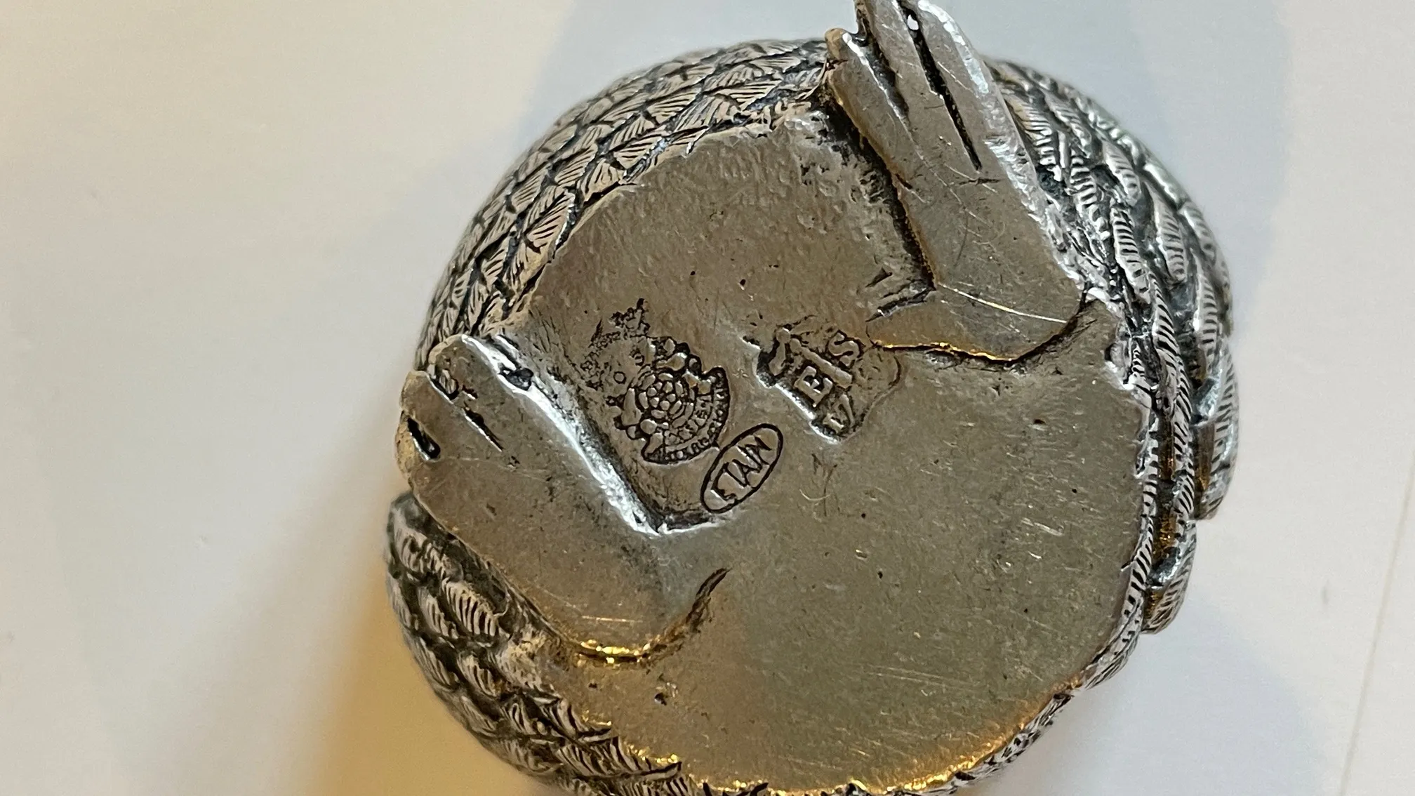 BOITE Ancienne forme Hibou en ETAIN par Etienne Sergent FRANCE – Image 9