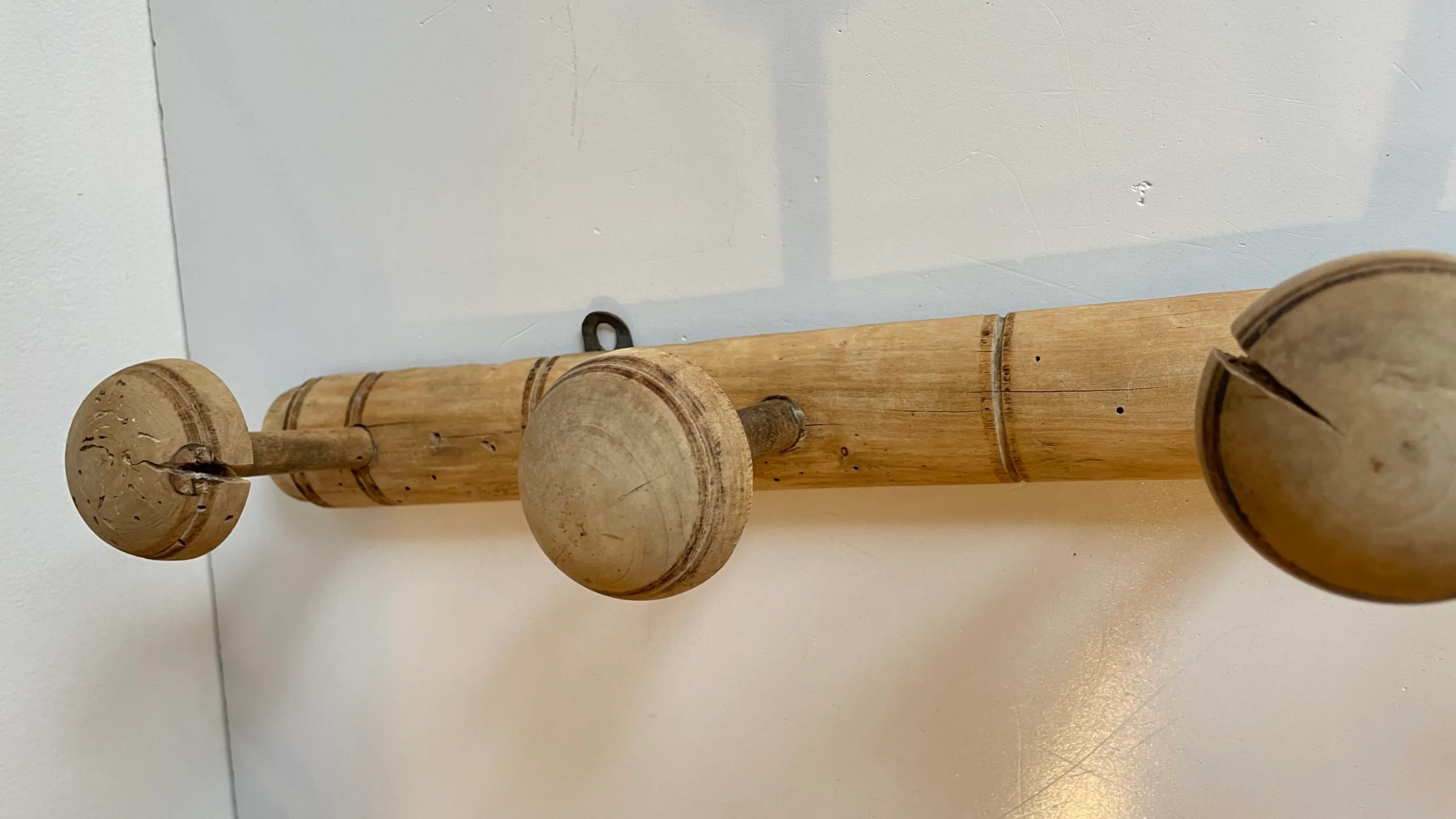 PORTEMANTEAU Ancien façon BAMBOU Années 20 – Image 4