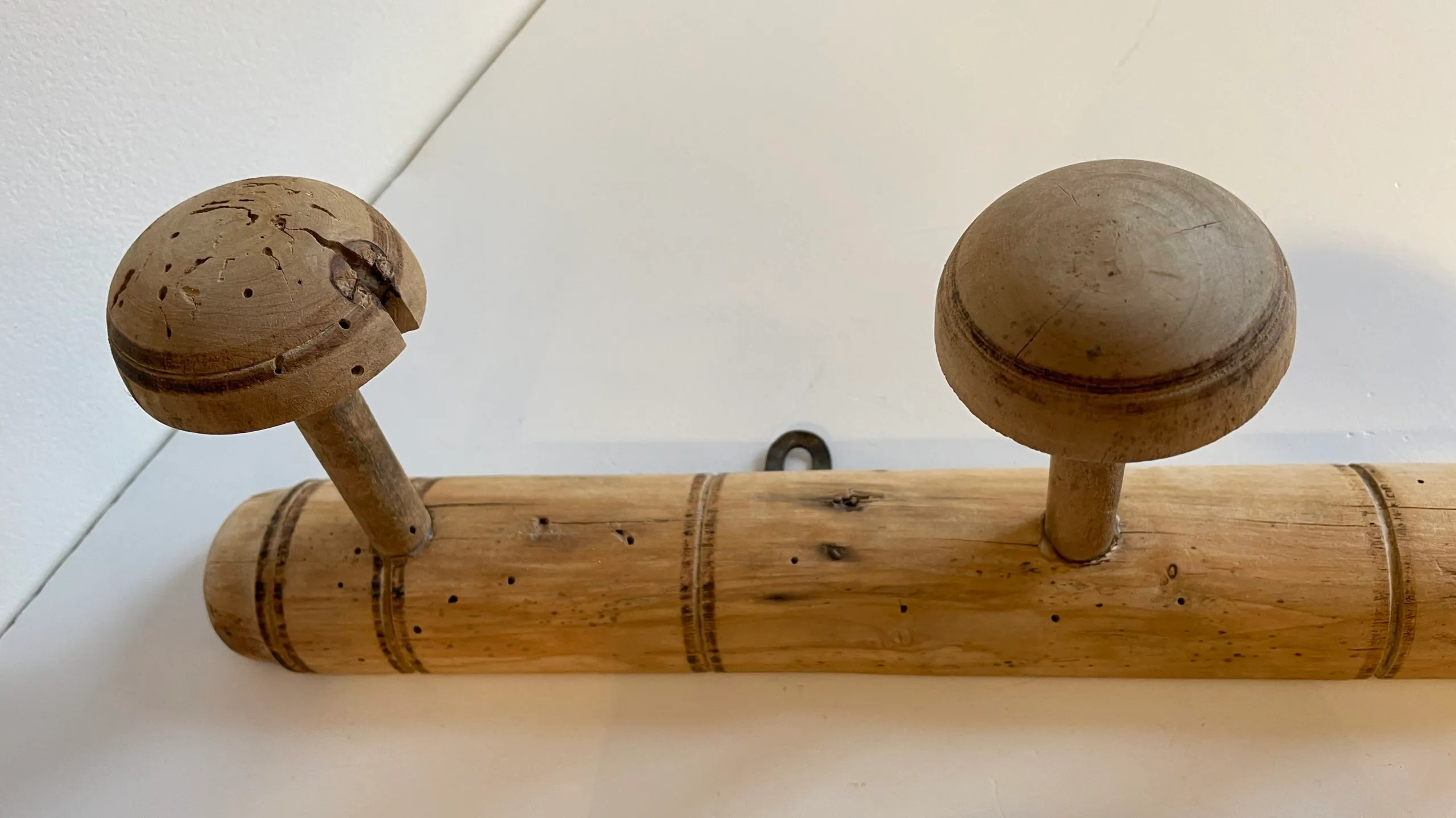 PORTEMANTEAU Ancien façon BAMBOU Années 20 – Image 9