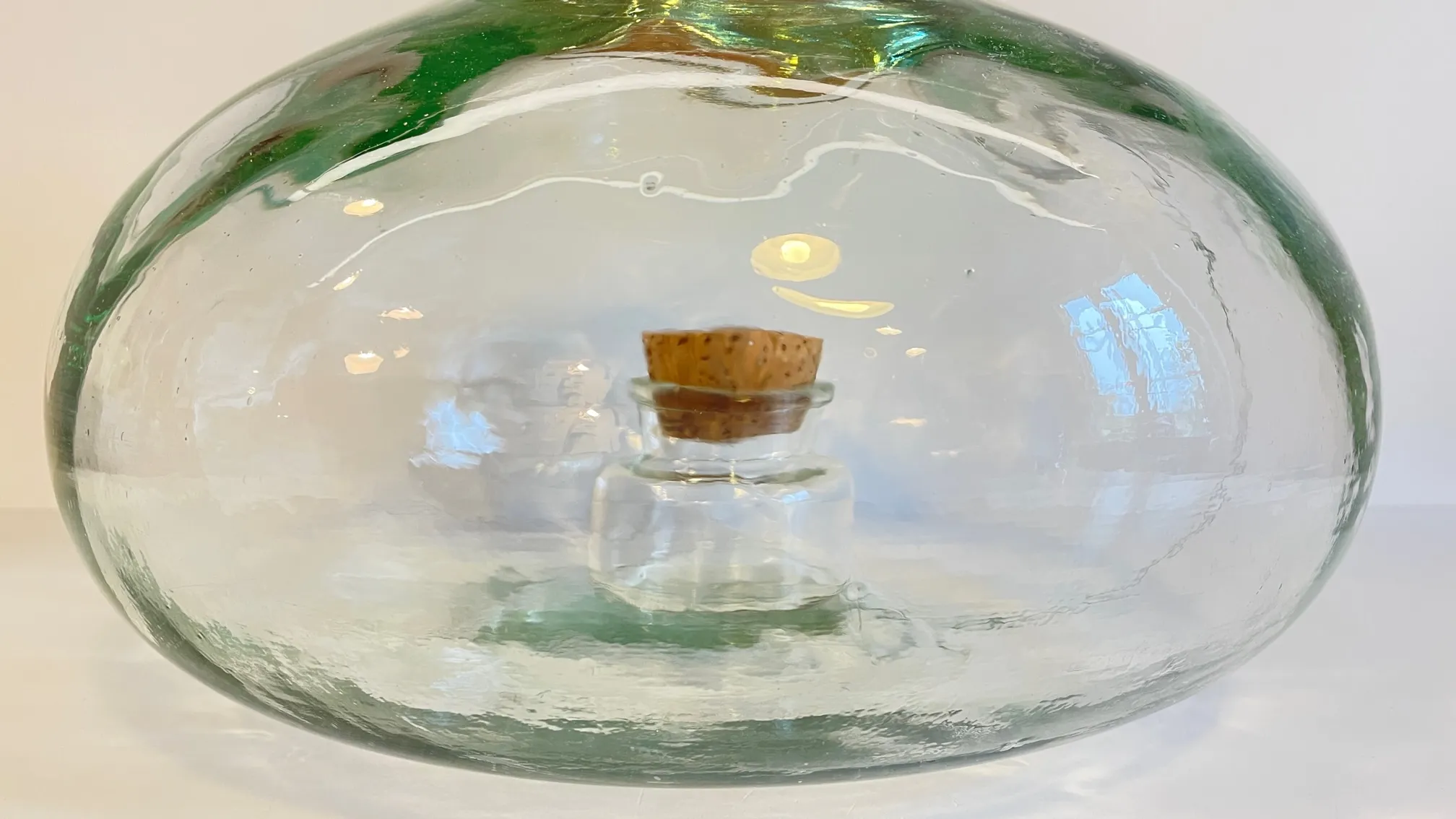 BONBONNES ou Bocaux Vintage en VERRE Soufflé et Liège – Image 5