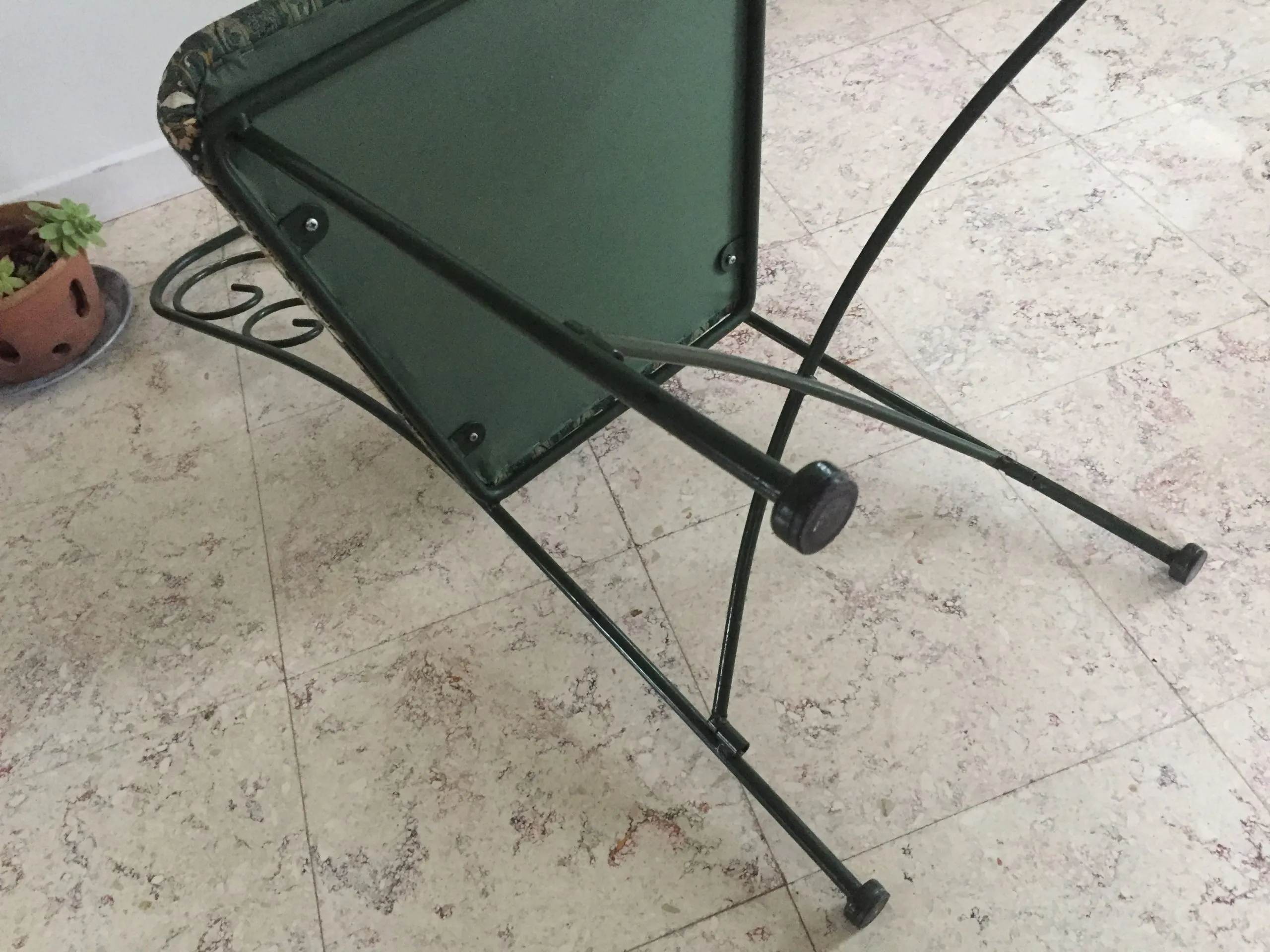 CHAISE de Jardin ACIER motif Eléphant – Image 2