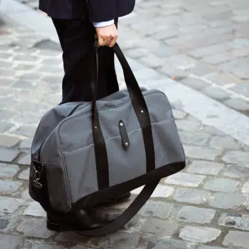 Sac week-end en toile issu de l’upcycling et fabriqué en France – Image 2