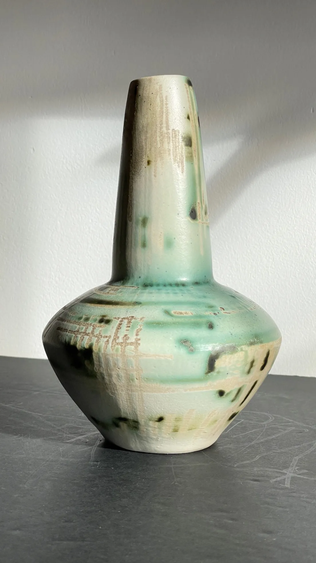 VASE Signé Céramique Années 50 Esprit Jacques BLIN – Image 3