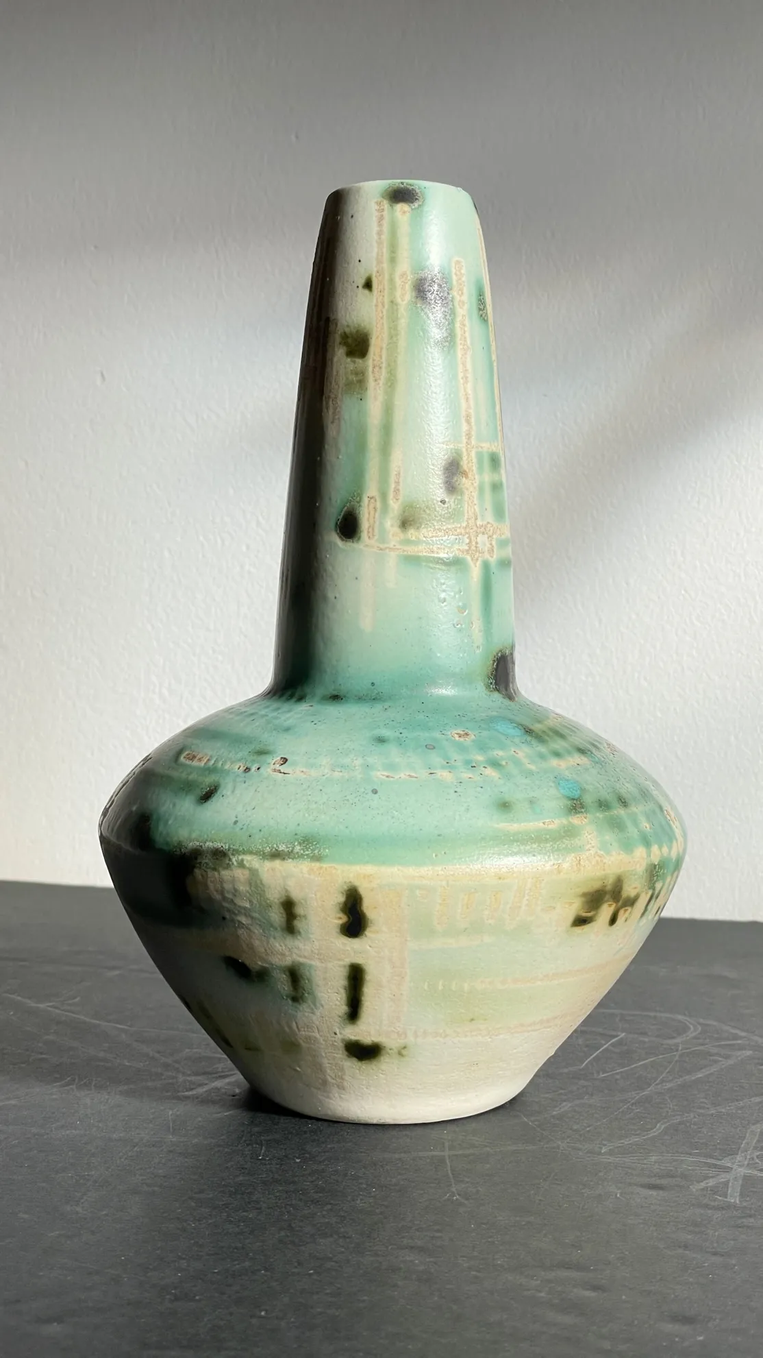 VASE Signé Céramique Années 50 Esprit Jacques BLIN – Image 4
